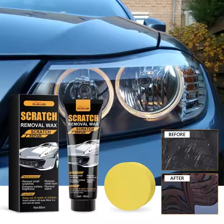 Clearcar Wax – Pack of 2 (60 ml Each)